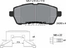 Ford Mazda, Brake Pad Set - Textar 2428302