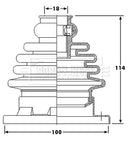 Borg & Beck Cv Joint Boot Kit Part No -BCB6184