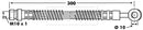 Borg & Beck Brake Hose Part No -BBH7470