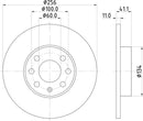 Mintex Brake Discs fits - S256:4 MDC1361 (also fits other vehicles)
