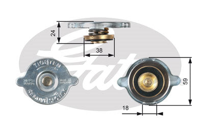 Gates Radiator Cap - RC125