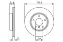 Bosch Brake Disc Pair Part No - 0986479S32