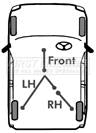 First Line Brake Cable - Front -FKB1643