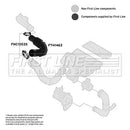 First Line Air Filter Hose Part No -FTH1463