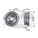 Gates DriveAlign Torsional Vibration Damper - TVD1079