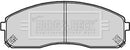 Borg & Beck Front Brake Pad Set -BBP2180