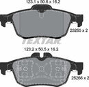 Textar Brake Pad Set - 2526501
