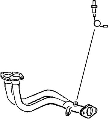Klarius 301577 - Front Pipe For Cat  - Fits Opel Astra F 1.8i