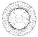 Borg & Beck Brake Disc Pair Part No -BBD4511