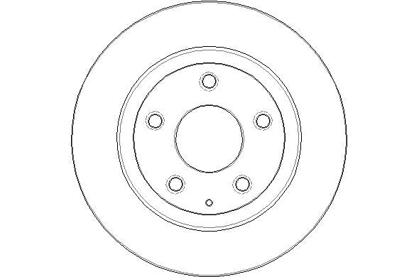 Disctech Brake Disc - Fits Hyundai, Mazda - ABD2632 - Rear Axle
