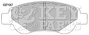 Key Parts Brake Pad Set -KBP1967
