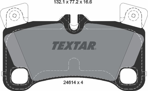 Textar Brake Pad Set - 2461401