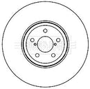 Borg & Beck Brake Disc Single Part No -BBD5959S