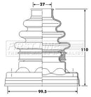 First Line Cv Joint Boot Kit Part No -FCB6191