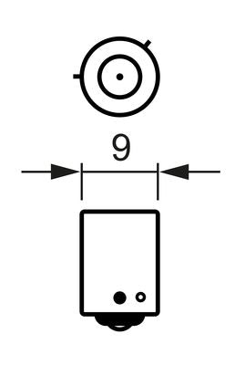 Bosch Truck/Lt 24V H21W Bay9S Part No - 1987302533
