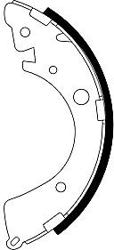 Mintex Brake Shoes fits -Honda MFR297 (also fits other vehicles)