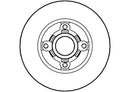 Disctech Brake Disc - Fits Alfa romeo, Renault - ABD3506 - Rear Axle