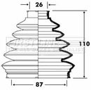 First Line Cv Joint Boot Kit Part No -FCB6097