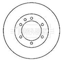 Borg & Beck Brake Disc Pair Part No -BBD4199