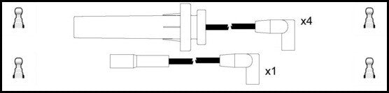 ElectroSpark Ignition Lead Set - OEK887