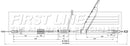 First Line Brake Cable - FKB3897