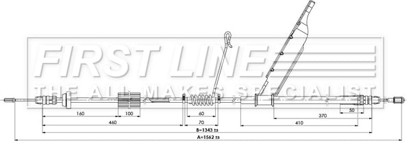 First Line Brake Cable - FKB3897