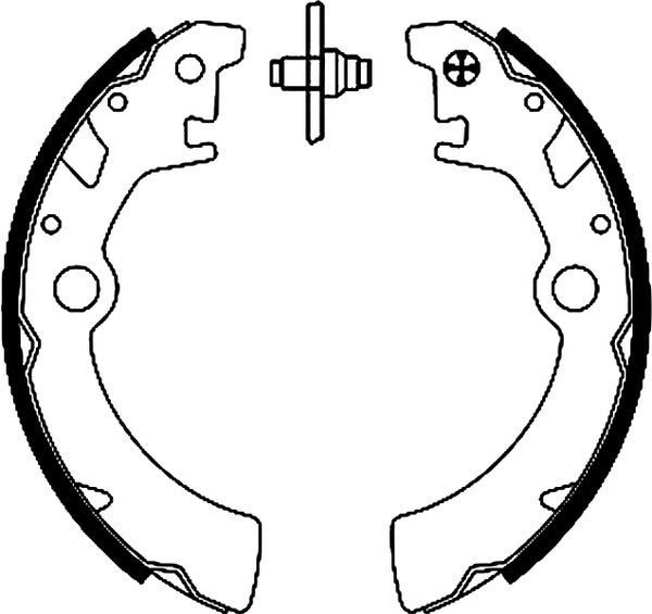 Mintex Brake Shoes fits -Suzuki MFR445 (also fits other vehicles)