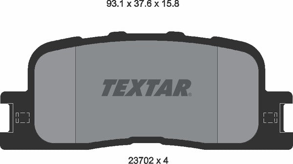 Textar Brake Pad Set - 2370201