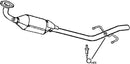 Klarius 321497 - Catalyst Type Approved Withpip  - Fits Toyota Yaris 1.0i