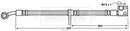Borg & Beck Brake Hose Part No -BBH7788