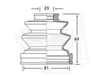 Borg & Beck Cv Joint Boot Kit Part No -BCB2458