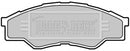 Borg & Beck Front Brake Pad Set -BBP2032