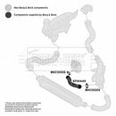 Borg & Beck Turbo Hose Part No -BTH1449