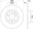 Mintex Brake Discs fits -Peugeot V294:4 MDC2193 (also fits other vehicles)