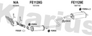 Klarius FE1128G - Box With Centre Pipe  - Fits Ford Fiesta 1.6 Ti