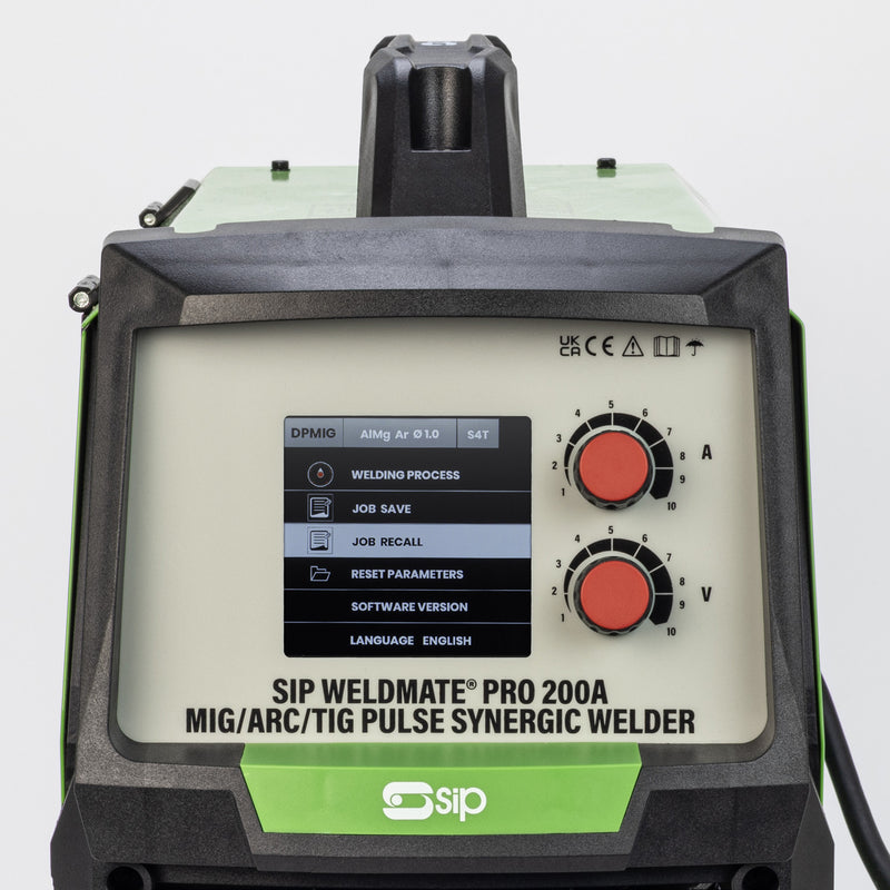 SIP WELDMATE® PRO 200A MIG/ARC/TIG Pulse Synergic Welder