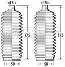 First Line Steering Gaiter Kit Part No -FSG3288