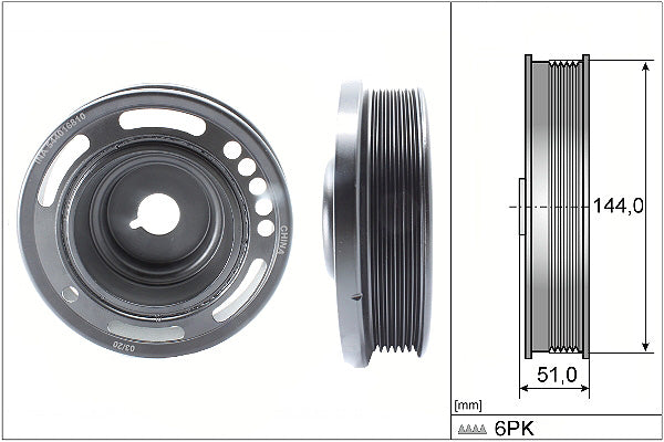 INA Belt Pulley Crankshaft Part No - 544016810