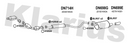 Klarius DN714H - Box With Centre Pipe  - Fits Nissan Juke 1.6 DIG-T