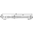 Borg & Beck Brake Hose Part No -BBH6821