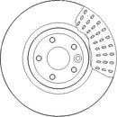 Disctech Brake Disc - Fits Jaguar - ABD3256 - Front Axle