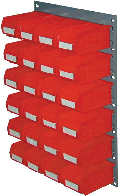 Louvred Panel - With Red Storage Bins - 895319