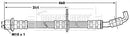 Borg & Beck Brake Hose Part No -BBH7264