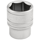 Draper Expert 18mm 6PT Socket 3/8 DR-Pckd - 16544