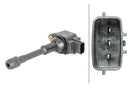 HELLA 5DA 230 036-651 Ignition Coil - 3-pin connector - Bolted