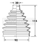 First Line Cv Joint Boot Kit Part No -FCB6315