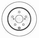 Borg & Beck Brake Disc Pair Part No -BBD4603