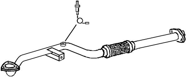 Klarius GM492D - Centre Pipe
