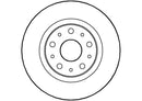 Disctech Brake Disc - Fits Alfa romeo, Bmw - ABD2822 - Rear Axle