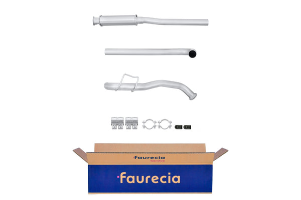 FAURECIA 8LB 366 022-071 Front Muffler - Easy2Fit® Kit - fits RENAULT 21
